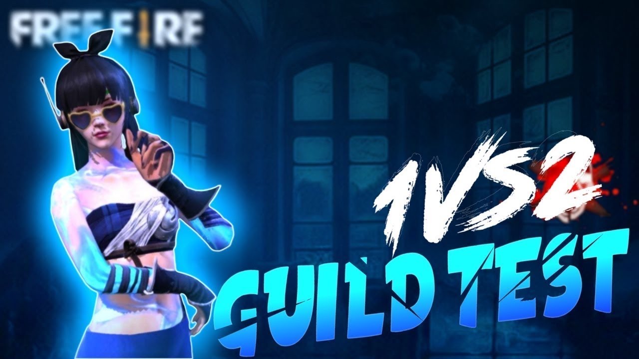 FREE FIRE LIVE 1v2 GUILD TEST🤝 