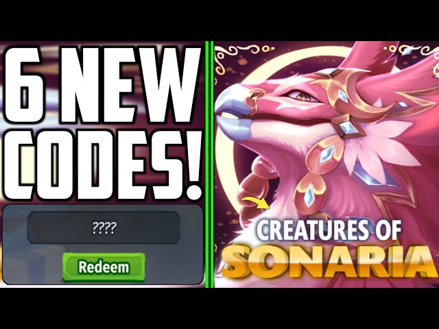 ✨LEURIMES✨CREATURES OF SONARIA CODES RECODE - CREATURES OF SONARIA -  CREATURES OF SONARIA CODES 2023 