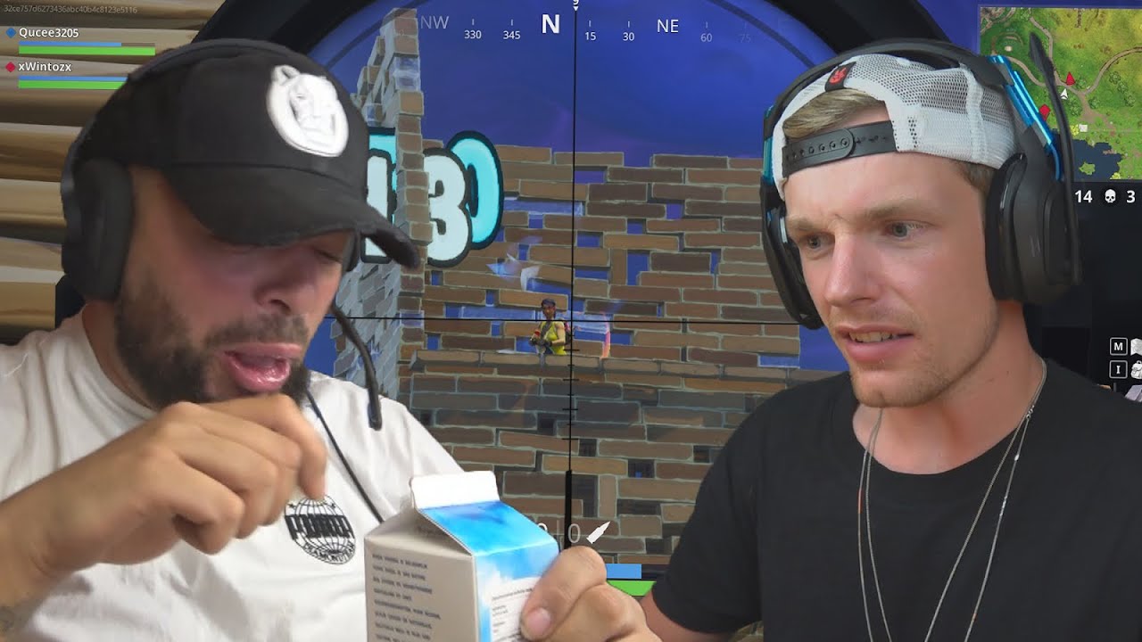 FORTNITE CRASH & BEDORVEN MELK (MET ENZO KNOL) - QUCEE SPEELT FORTNITE #10