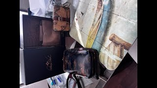 Unboxing Patricia Nash (European Map and Kent Countryside) Mini Tori & Pertina Frame Pouch Gift Set