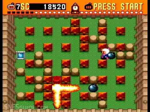 🎮 Super Bomberman (Super Nintendo) Complete Gameplay 