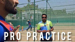 # NLPC Dinesh Karthik batting practice session #Propractice #cricket #MiniVlog