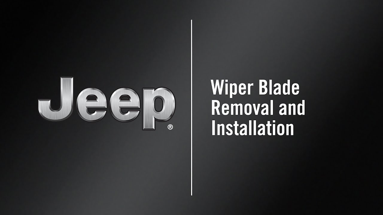 Wiper Blade Removal and Installation | How To | 2020 Jeep Gladiator