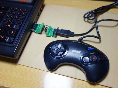 自作】MD系コントローラー用MSX接続変換アダプター【動作確認】 - YouTube