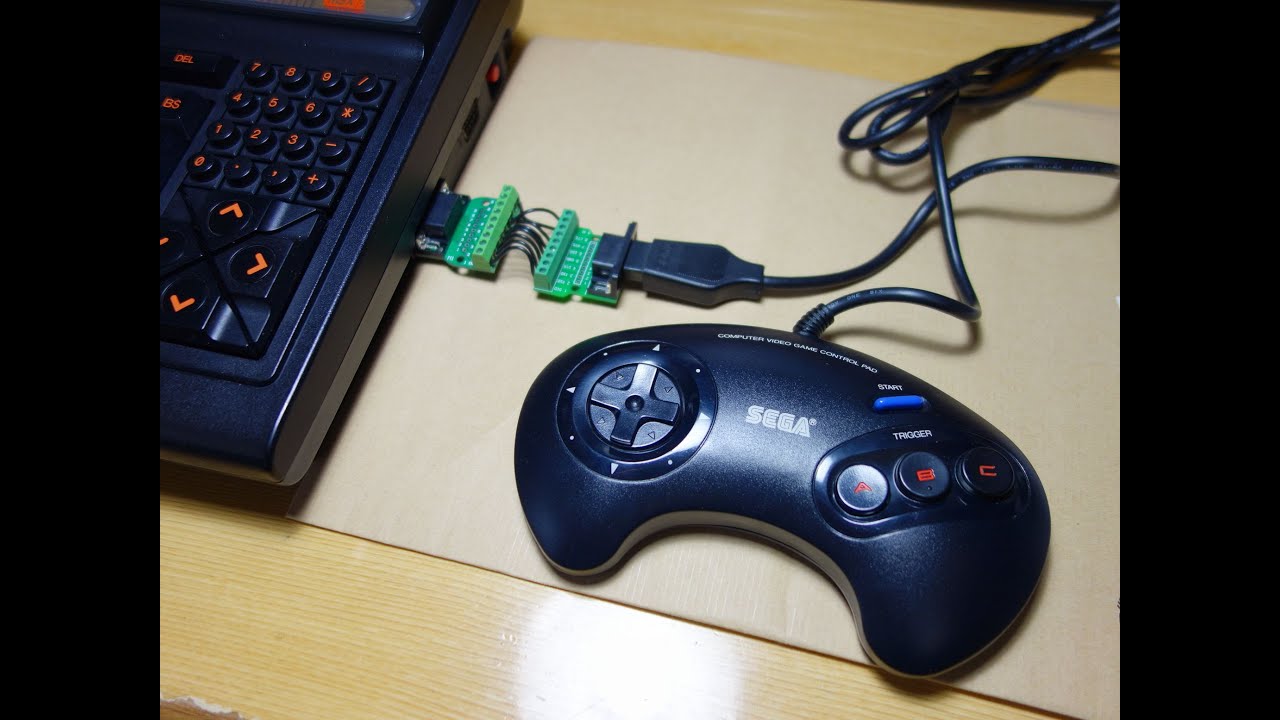 自作】MD系コントローラー用MSX接続変換アダプター【動作確認】 - YouTube