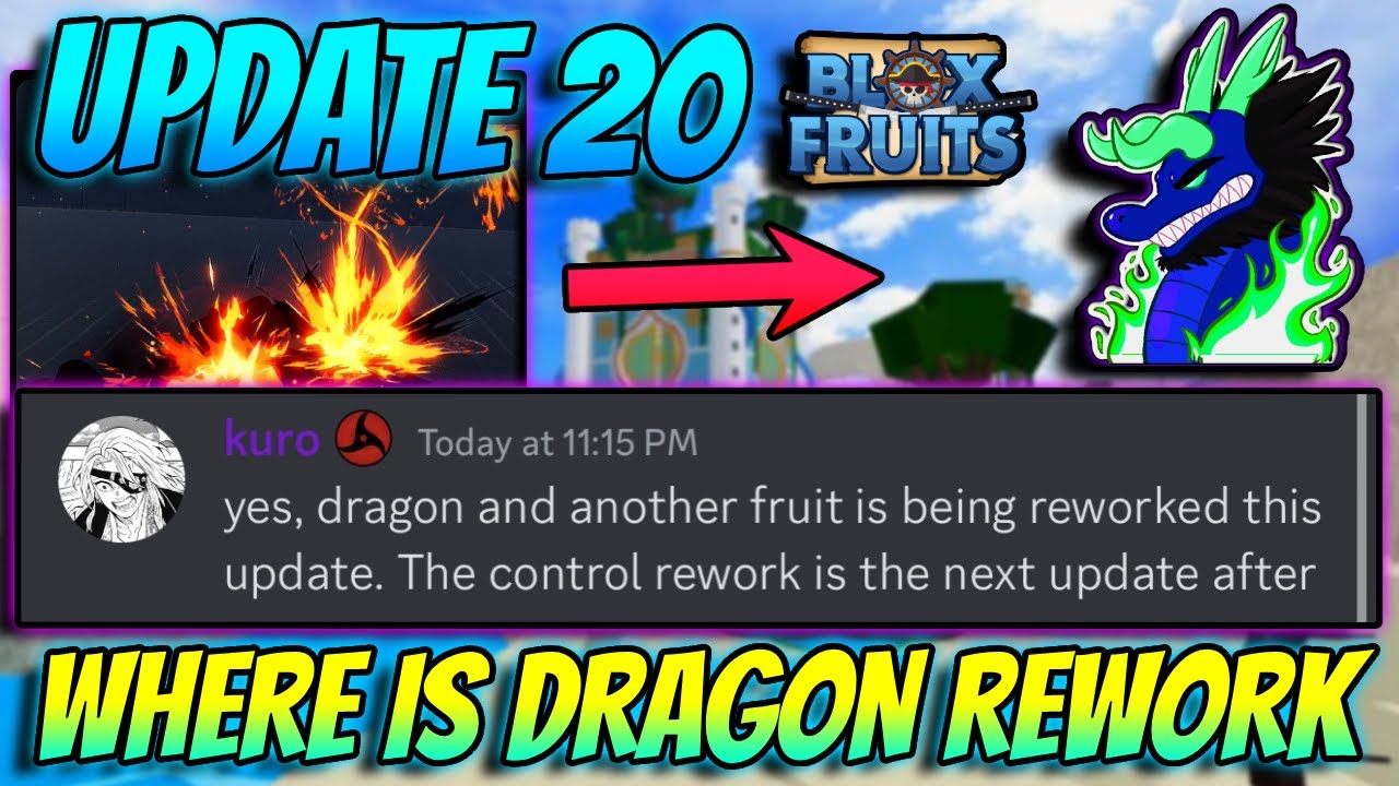 i can tell Dragon fruit Rework will be SICK in Blox fruits update