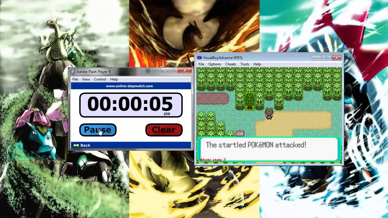Pokemon Emerald Emulator RNG Tutorial - YouTube