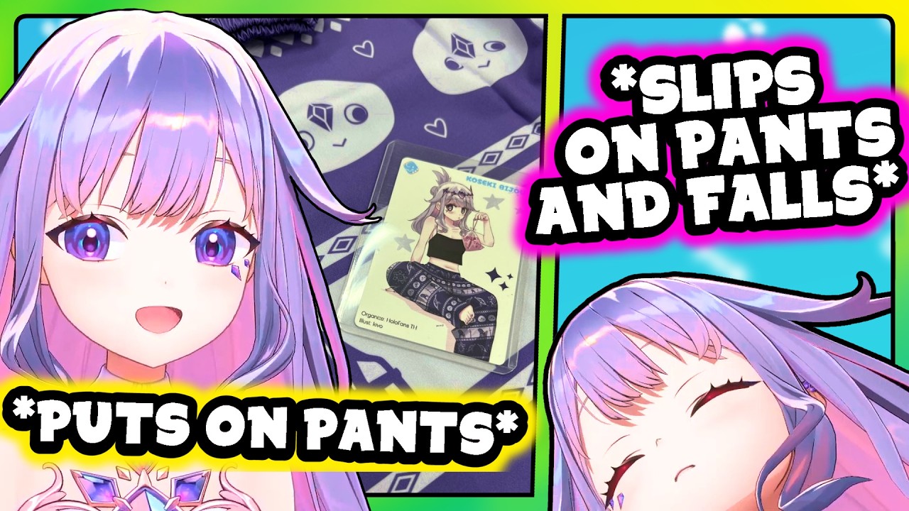 Biboo puts on Pebble Pants on stream *instantly slips*