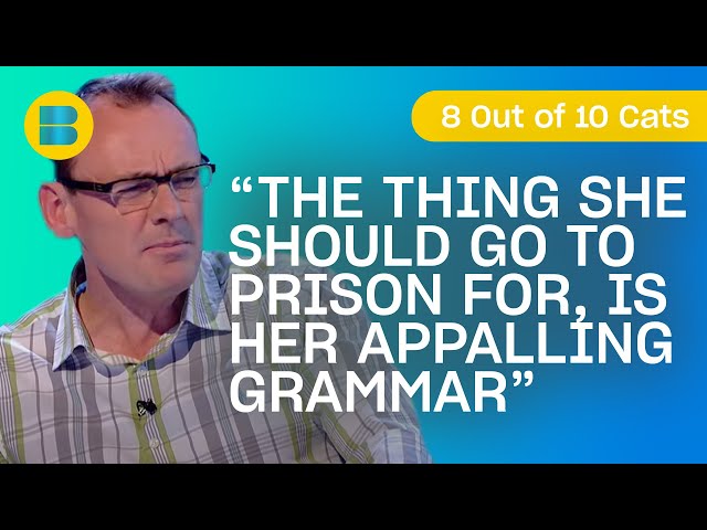 Sean Lock Hates Bad Grammar | 8 Out of 10 Cats | Banijay Comedy class=