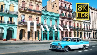 Beautiful City Havana, Cuba ?? in 8K HDR 60FPS ULTRA HD Cinematic Drone Video