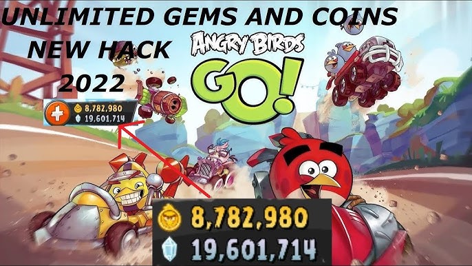 Angry birds go mod 1.8.7 apk with obb (unlimited coins & gems) 