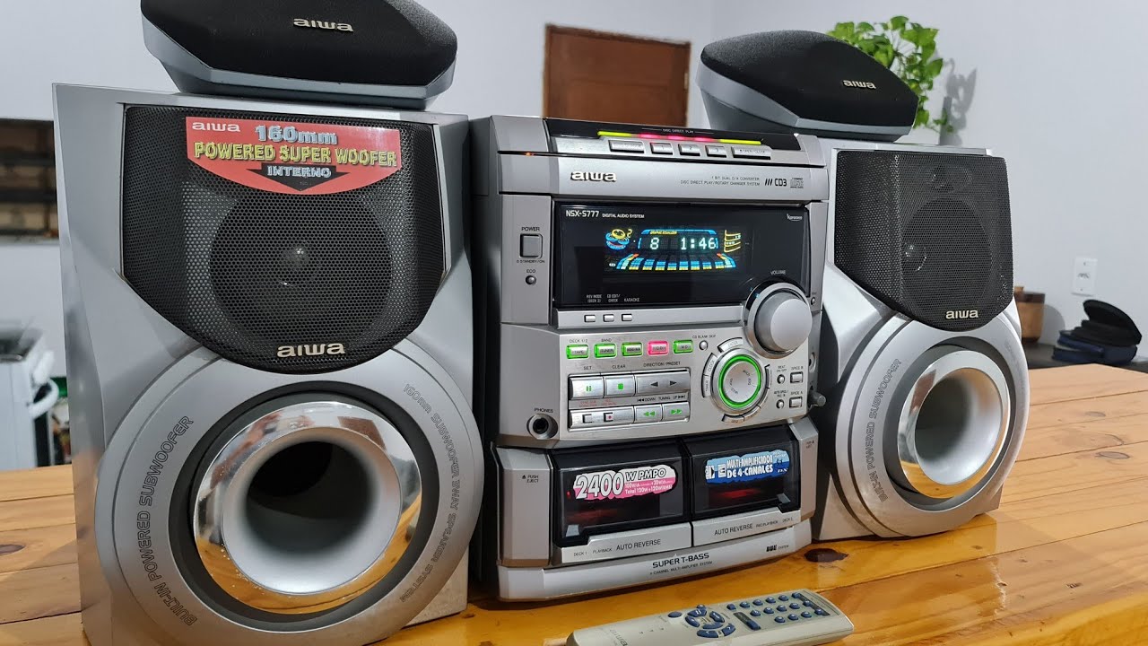 AIWA NSX-S777 LH CARACTERÍSTICAS, FUNÇÕES E OPINIÃO. - YouTube