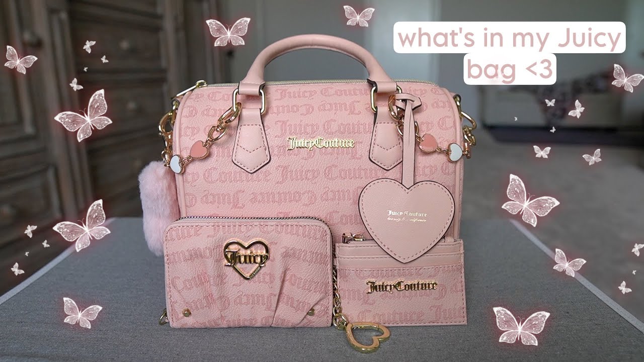 Что в моей сумке Juicy ♡ Сумка-сэтчел Juicy Couture Macroon Dot Logo 🎀