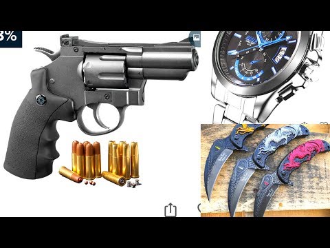 wish.com-unboxing-+-giveaway-|-co2-gun,-knife,-watch-|-2019
