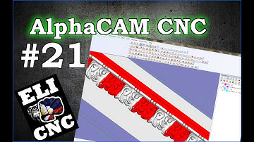 ALPHACAM VID 021 / 3D DESIGN CURLY FLOWER MOLDING RELIEF CORNER TABLE