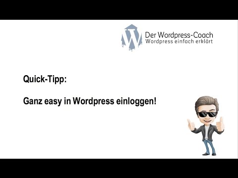 So kannst Du dich als Admin bei Wordpress einloggen