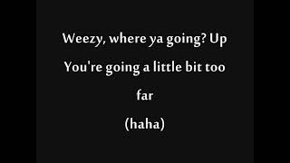 Up Up and Away - Lil Wayne Karaoke