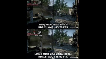 Linux Mint VS Manjaro | Linux Gaming FPS Benchmark Test