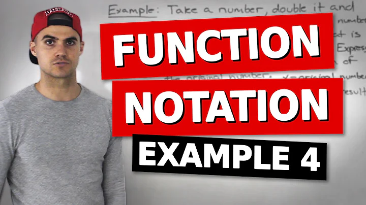 MCR3U (1.2) - Function Notation Example 4 - Grade 11 Functions