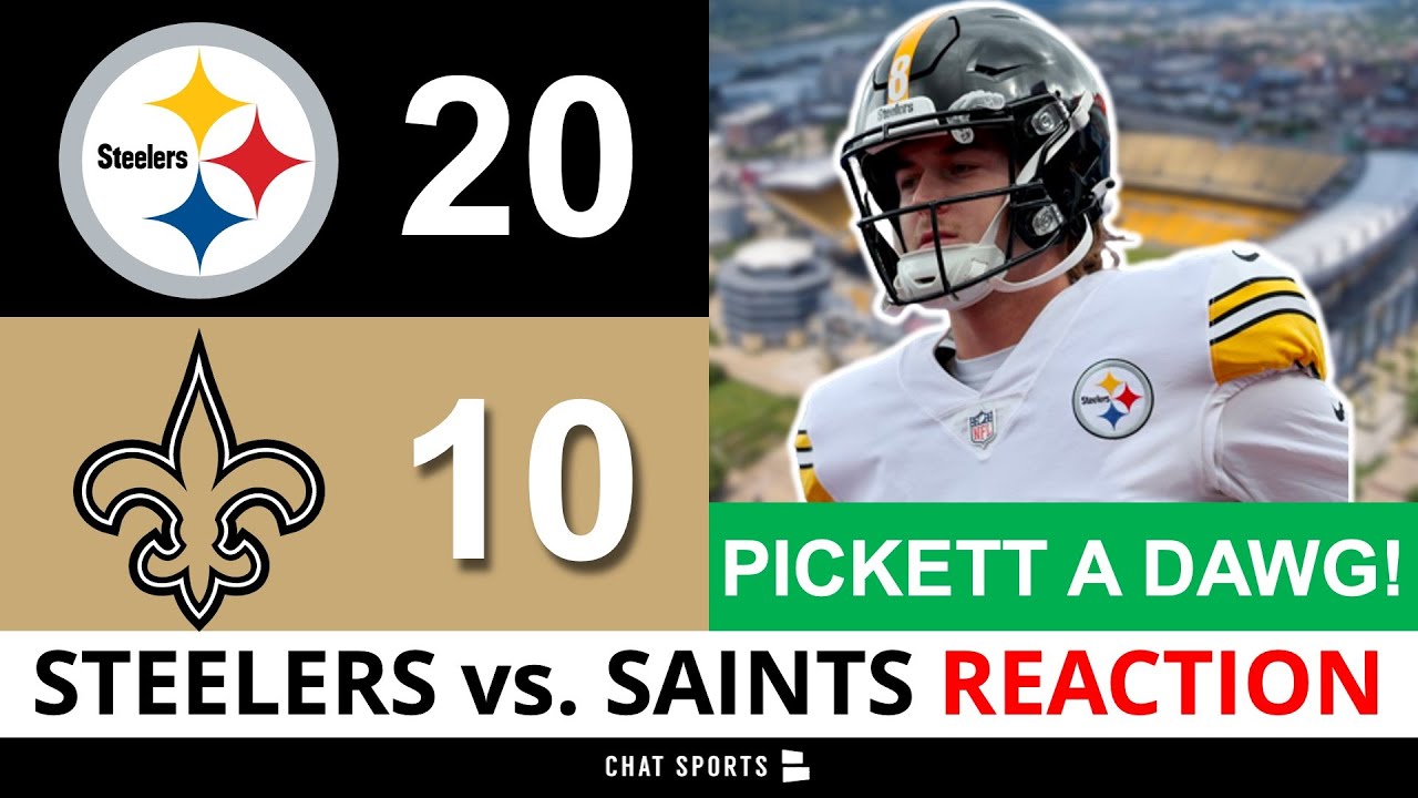 saints steelers prediction