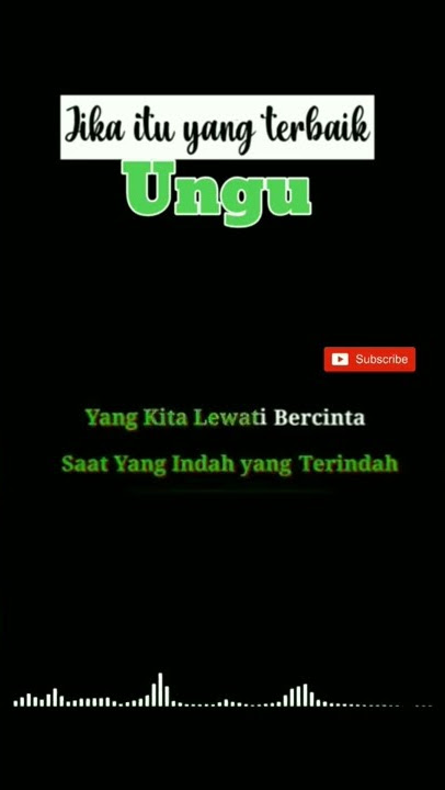 WA 30 detik Ungu -  Jika itu yang terbaik