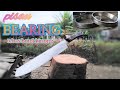 GOLSEM pisau dari bearing.-ala pisau chef(blacksmith) |5amtv