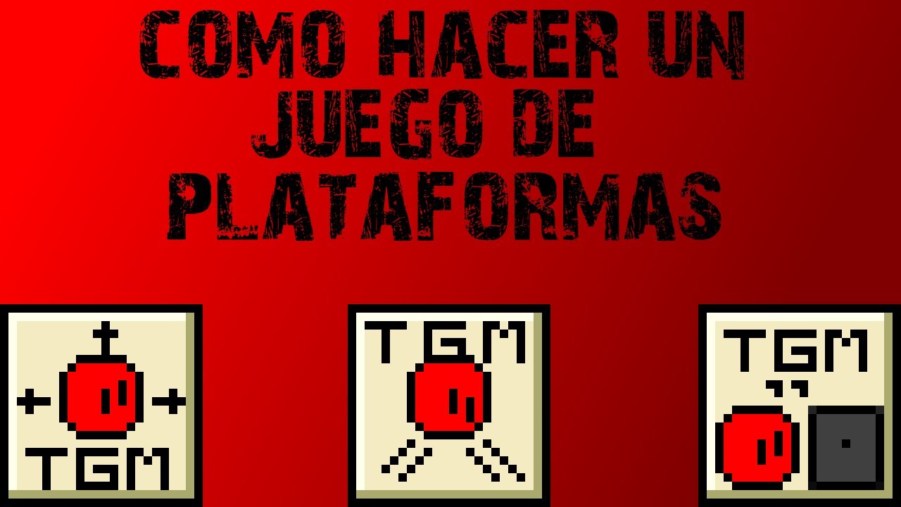 Tutorial de como hacer un juego de plataformas en game maker HD - YouTube