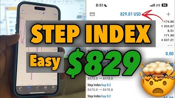STEP INDEX MOST PROFITABLE PRICE ACTION STRATEGY THAT MAKES ME MONEY DAILY🤑💯 $829💰#stepindex