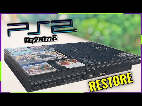 RESTAURAÇÃO PS2 SLIM 90001: PLAYSTATION 2 SLIM DO LIXO