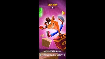 Crash Bandicoot: On the Run! UPSTREAM GEM RUN background change
