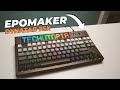 Epomaker dynatab 75x keyboard unboxing i review i typing i rgb led screen i gaming and sound test