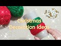 3 Easy Christmas Craft Ideas with Wool - New Year's & Christmas Decoration - DIY Christmas Ornaments