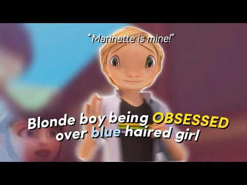 Adrien being a simp over Marinette in miraculous ladybug for 5 minutes straight