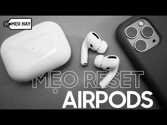 Hướng dẫn RESET AIRPODS cực dễ l Thế giới Phụ Kiện #Shorts