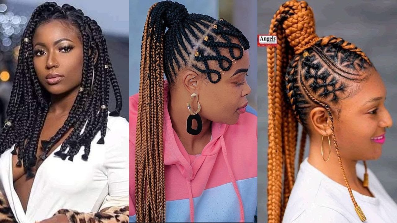 50+ stunning two braids hairstyles to spruce up your look - YEN.COM.GH