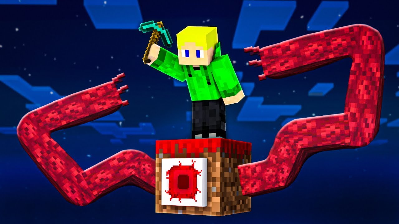 Minecraft, de az EGÉSZ VILÁG EGYETLEN IJESZTŐ BLOCKBÓL ÁLL!!!