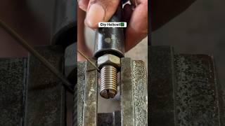 How to make diy helicoil #diy #lifestyle #machine #shortfeed