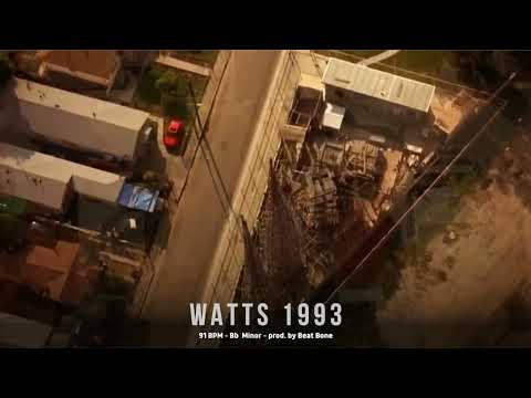 Watts 1993 - Hard 90s West Coast G-Funk Instrumental | prod. by Beat Bone
