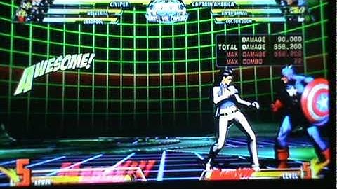 Marvel vs Capcom 3 crimson viper/c. viper combo
