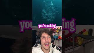 HIDDEN UNDERWATER STATUE! *MYSTERIOUS* #shorts #reaction