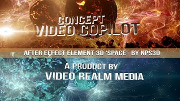 After effect element 3d SPACE work by nps3d
