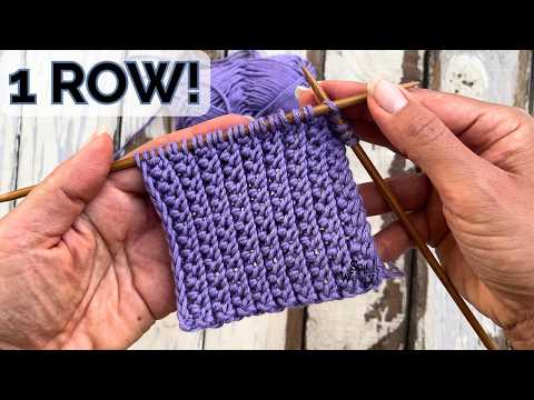 Easy Reversible One-Row Knitting Pattern That Lays Flat (For Blankets & Scarves) - So Woolly