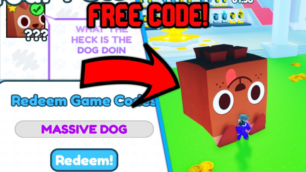 🔥Roblox Big Games Pet Simulator X DOG🔥CODE INCLUDED - IN HAND 🚚SHIP FAST