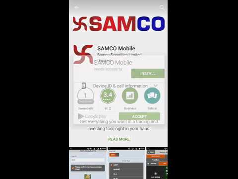 How to Download the SAMCO Online Share Trading Mobile App