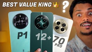 Realme P1 vs Realme 12 Plus vs Realme Narzo 70 Pro - The Best 5G Phone Under 20000 😲