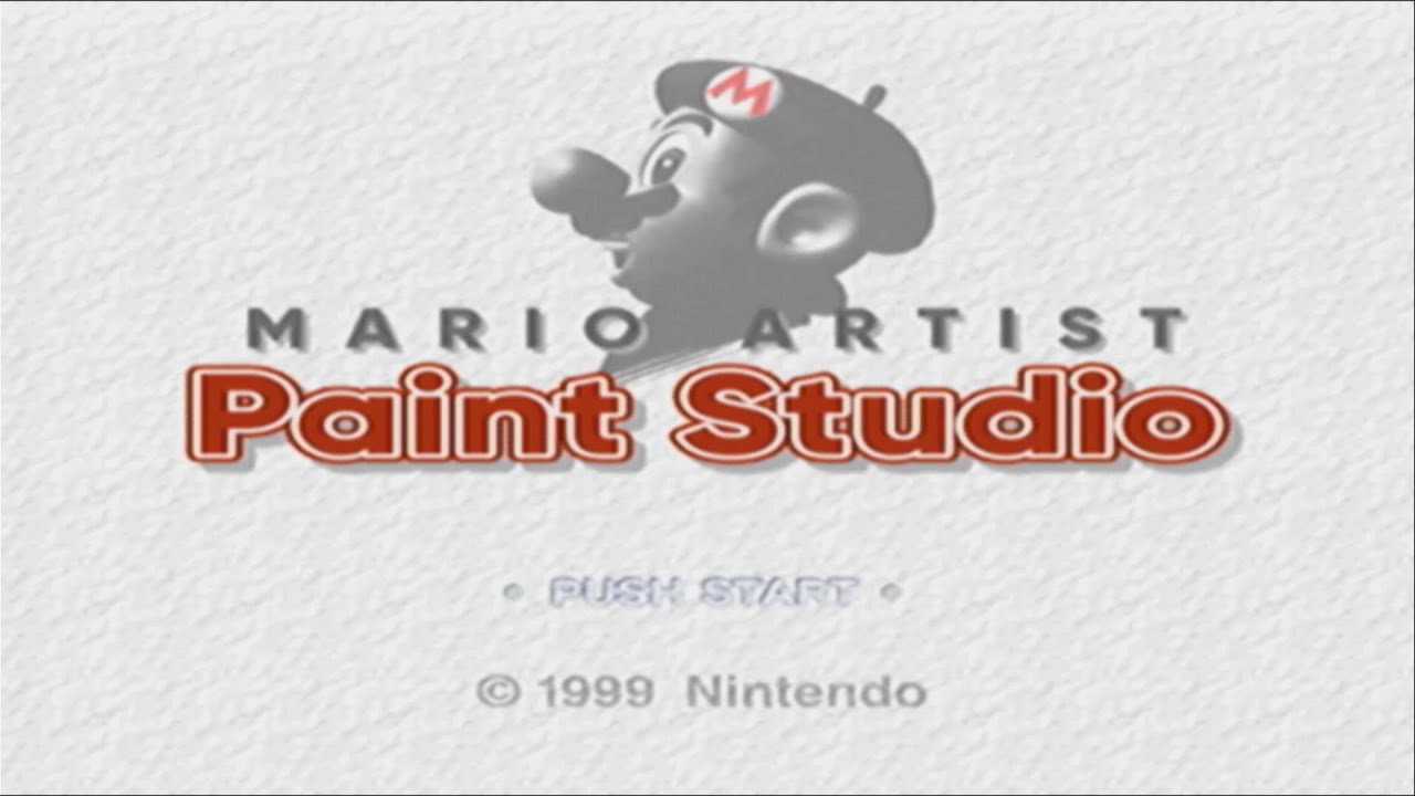 Nintendo 64DD Mario Artist Paint Studio YouTube