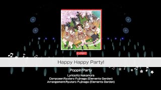 Poppin'Party - Happy Happy Party! - (Expert) *FULL COMBO* | BanG Dream!