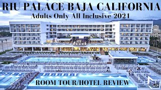 RIU PALACE BAJA CALIFORNIA: FULL ROOM TOUR/ HOTEL REVIEW 2021 All Inclusive Cabo San Lucas, Mexico