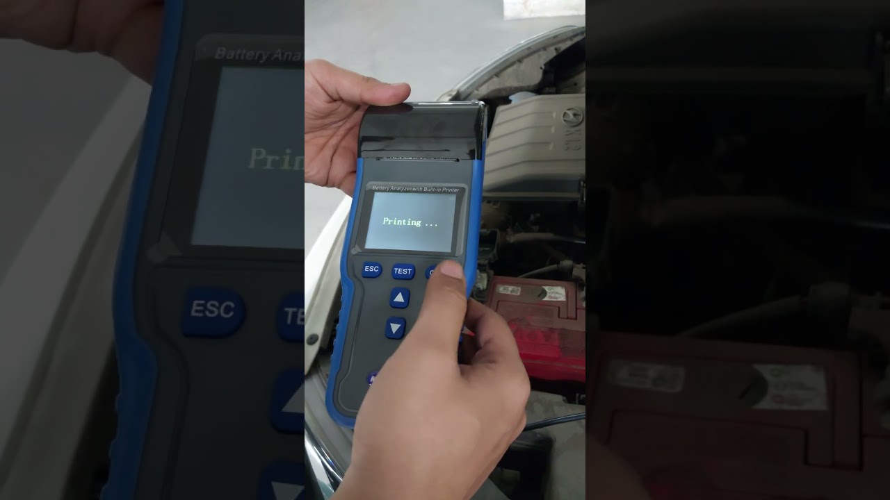 Battery Analyzer/Tester With Inbuilt Printer