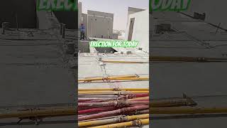 erection of precast